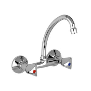 Torneira Misturadora Giratória Alta de Parede para Banca Lava-Louça 5000