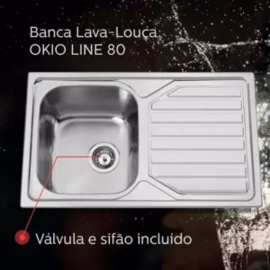 Banca Lava-Louça 80 OKIO LINE